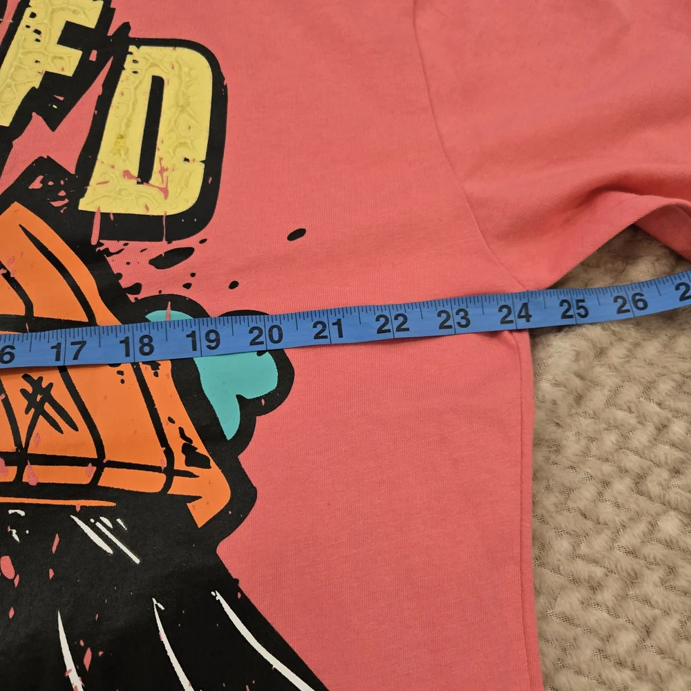 Y2K South Pole Men's XL Short Sleeve T-Shirt Graphic Blessed Coral Crew Neck NWT - Picture 10 of 11